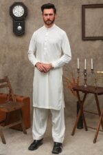 BOSKI - Wash N Wear - Off White - Men's - Unstitched
