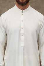 BOSKI - Wash N Wear - Off White - Men's - Unstitched - Image 2