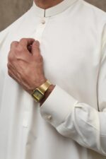 BOSKI - Wash N Wear - Off White - Men's - Unstitched - Image 4