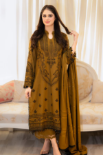Libas - 3pcs Lawn Embroidered With Chiffon Emb Dupatta - 3001