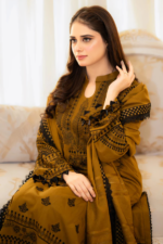 Libas - 3pcs Lawn Embroidered With Chiffon Emb Dupatta - 3001 - Image 2