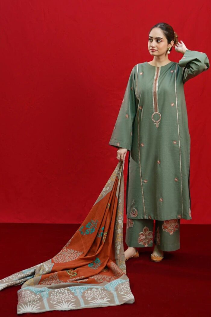 URGE - 3PCS LAWN EMBROIDERED – WOMEN’S – UNSTITCHED - Image 3