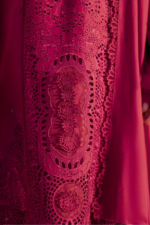 Zara Shahjahan 3pcs Chicken Kari Lawn Emb With Diamond Dupatta - 3001 - Image 5