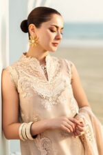 QALAMKAR – 3PCS LAWN COTTON CHICKENKARI – WOMEN’S – UNSTITCHED - Image 4