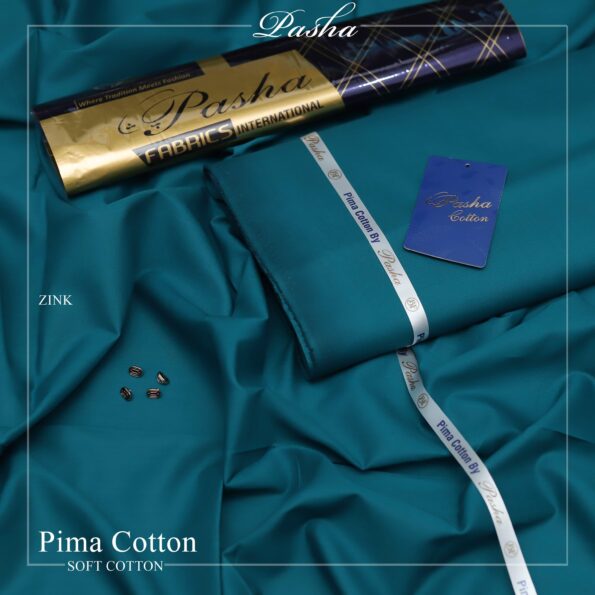 PASHA’S PIMA COTTON – DARK AQUA – MEN’S – UNSTITCHED