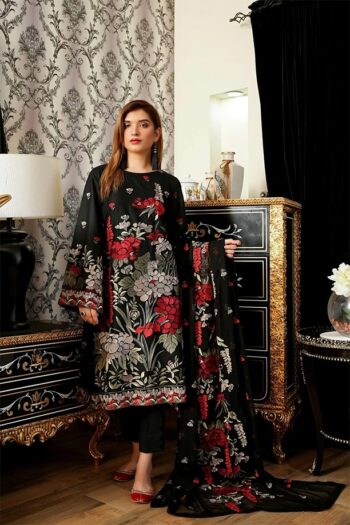 BAREEZE - 3PCS LAWN EMBROIDERED - WOMEN'S - UNSTITCHED