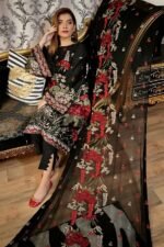 Bareeze - 3pcs Lawn  Embroidered With Chiffon Emb Dupatta - Anamta - Image 2