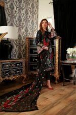 Bareeze - 3pcs Lawn  Embroidered With Chiffon Emb Dupatta - Anamta - Image 3