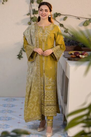 JADE - 3PCS LAWN EMBROIDERED - WOMEN'S - UNSTITCHED