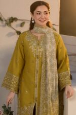 JADE - 3PCS DHANAK EMBROIDERED - WOMEN'S - UNSTITCHED - Image 2