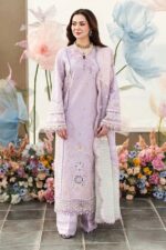 QALAMLAR - 3PCS DHANAK EMB - WOMEN'S - UNSTITCHED