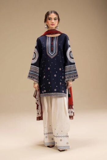 JAZMIN - 3PCS LAWN EMBROIDERED - WOMEN'S - UNSTITCHED