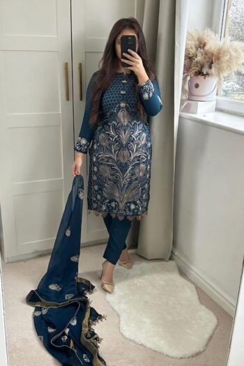BAREEZE - 3PCS LAWN EMBROIDERED - WOMEN'S - UNSTITCHED