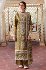 Jazmin - 3pcs Lawn Embroidered With Chiffon Emb Dupatta - 3100