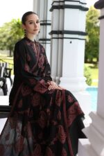 Bareeze - 3pcs Lawn Embroidered With Heavy Emb Chiffon Dupatta -1212 - Image 4