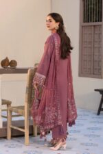Jade - 3pcs Lawn Embroidered With Chiffon Emb Dupatta- 810 - Image 3