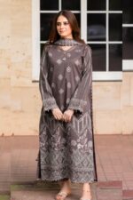 Libas - 3pcs Lawn Embroidered With Chiffon Emb Dupatta - 3105 - Image 4