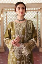 Jazmin - 3pcs Lawn Embroidered With Chiffon Emb Dupatta - 3100 - Image 2