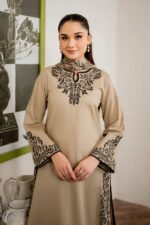 AGHA NOOR - 3PCS DHANAK EMBROIDERED - WOMEN'S - UNSTITCHED - Image 3