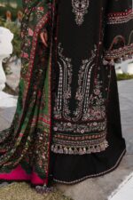 Hussain Rehar - 3pcs Lawn Embroidered With Diamond Print Tarkashi Dupatta - 218 - Image 4