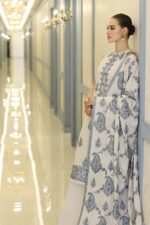 BAREEZE - 3PCS DHANAK EMBROIDERED - WOMEN'S - UNSTITCHED - 1212W - Image 3