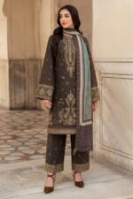 Jazmin - 3pcs Lawn Embroidered With Diamond Printed Dupatta - 796 - Image 5