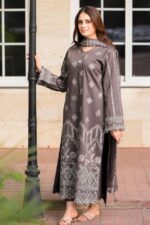 Libas - 3pcs Lawn Embroidered With Chiffon Emb Dupatta - 3105 - Image 3