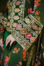 ANEELA'S - 3PCS SHAMOOZ SILK - GREEN - WOMEN'S - UNSTITCHED - Image 5