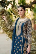 RANG RASIYA - 3PCS DHANAK EMBROIDERED - WOMEN'S - UNSTITCHED - 3183 - Image 3