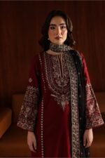 BATIK - 3PCS DHANAK EMBROIDERED - WOMEN'S - UNSTITCHED - 4155 - Image 3