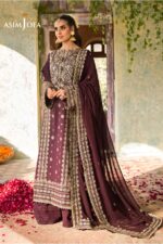ASIM JOFA - 3PCS DHANAK EMBROIDERED - WOMEN'S - UNSTITCHED - 3195 - Image 2