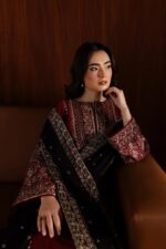 BATIK - 3PCS DHANAK EMBROIDERED - WOMEN'S - UNSTITCHED - 4155 - Image 5