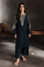 Batik 2pcs Dhanak Unstitched With Embroidered Trouser - 723 Zinc