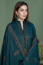 Noor E Fajar 3pcs Lawn Embroidered With Chiffon Emb Dupatta - 2985 - Image 3