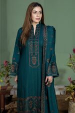 Noor E Fajar 3pcs Lawn Embroidered With Chiffon Emb Dupatta - 2985 - Image 4