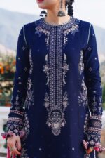 Hussain Rehar – 3pcs Dhanak Emb With Printed Wool Shawl – 1267 - Image 3