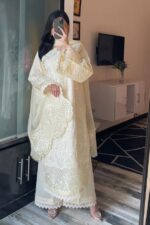 Sahane Luxury Chicken Kari 3pcs Lawn With Ready To Wear Dupatta- 758 - Image 5