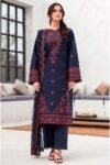 Farasha - 3pcs Lawn Embroidered With Chiffon Emb Dupatta - 3076