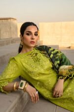 Rang Rasiya - 3pcs Chicken Kari Lawn Emb With Tarkashi Printed Dupatta - 0543 - Image 2