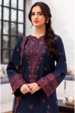 Farasha - 3pcs Lawn Embroidered With Chiffon Emb Dupatta - 3076 - Image 2
