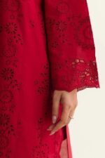 Zara Shahjahan - 3pcs Chicken Lawn Emb With Diamond Printed Dupatta - 326 - Image 3