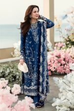 Qalamkar - 3pcs Luxury Emb Dhanak With Dhanak Emb Shawl - 1272