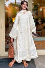 Sahane Luxury Chicken Kari 3pcs Lawn With Ready To Wear Dupatta- 758 - Image 8