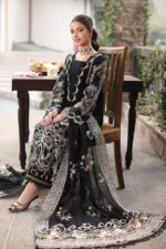 Eid Special 3pcs Lawn Emb With Ready to wear Dupatta - Kahf 7318 - Image 5