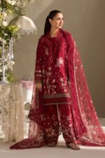 Sobia Nazir - 3pcs Lawn Embroidered With Khaadi Net Emb Dupatta - 3101