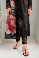 Iznik - 3pcs Lawn Embroidered With Silk Printed Dupatta - 0549 - Image 5