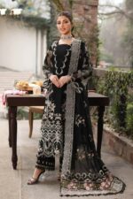 Eid Special 3pcs Lawn Emb With Ready to wear Dupatta - Kahf 7318