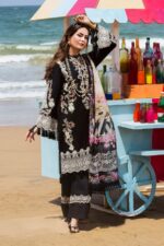Sahane 3pcs Lawn Embroidered With Diamond Printed Dupatta - 51201