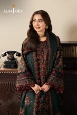 Asim Jofa - 3pcs Lawn Embroidered With Lawn Emb Dupatta - 937 - Image 6