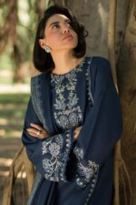 Asim Jofa - 3pcs Lawn Embroidered With Chiffon Emb Dupatta - 3319 - Image 4